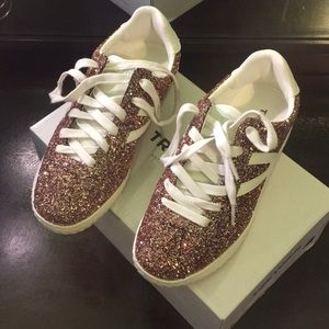 PINK Glittery TRETORN sneakers